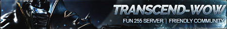 TRANSCEND WOW 335 LEVEL 255 banner