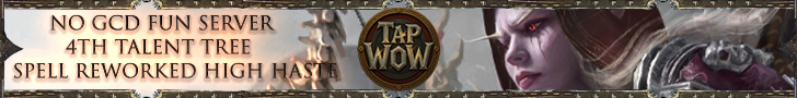 TapWoW 4th Talent No GCD Fun Server banner