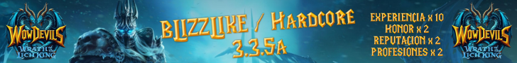 WowDevils 3.3.5a Blizzlike & Hardcore banner