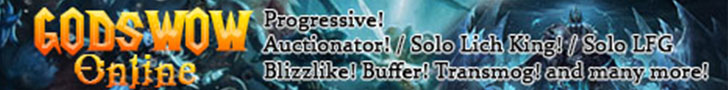 GodsWoW Online - Olympus banner