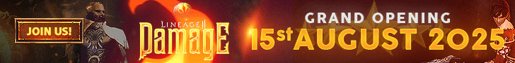 ★ L2DAMAGE TOP 1 PVP SERVER. GRAND OPENING 15 AUGUST 2025 ★ banner