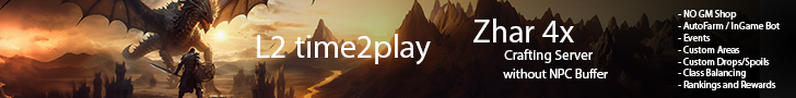 L2 Zhars Legacy 4x - Crafting banner
