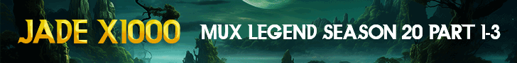 MUX LEGEND S20 JADE X1000 - START JUNE 26 banner