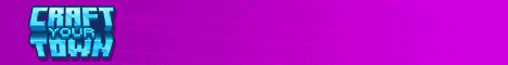 CraftYourTown | Towny & SMP banner