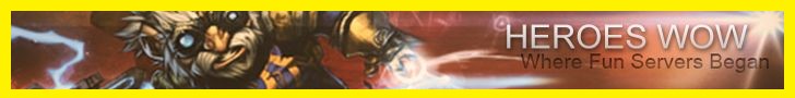 FIRST ORIGINAL HEROES WoW UNLIMITED banner