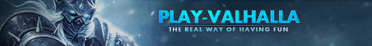 Play-Valhalla - Lvl 255 - 3.3.5a banner