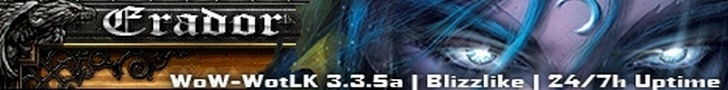 Erador WoW-WotLK 3.3.5a banner