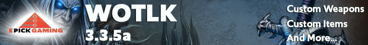 E Pick Gaming – Wrath of the Lich King banner