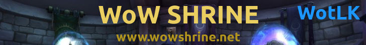 WoW SHRINE Wrath x5 WotLK banner
