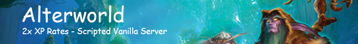 Alterworld WoW Server banner