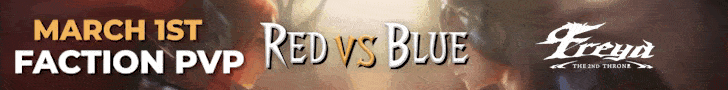 L2 Red vs Blue - Freya Chronicle Faction PvP Server banner