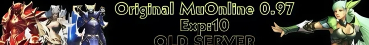Original Muonline 0.97 version banner