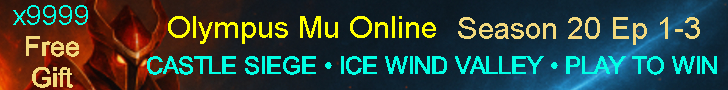 Olympus Mu Online banner