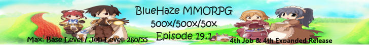 BlueHaze MMORPG banner