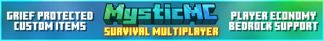 MysticMC - JAVA/BEDROCK banner