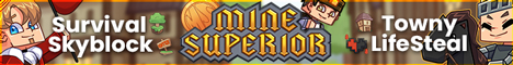 💥😍 MineSuperior | s.mcs.gg 😍💥 banner