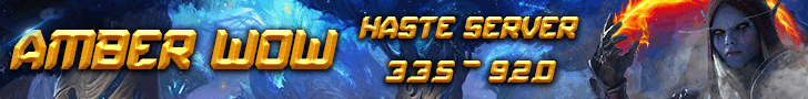 Amber WoW - Eternion Like Haste Server banner