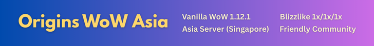 Origins WoW Asia banner