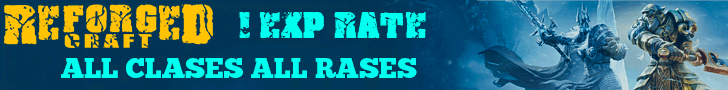 ReforgedCraft Blizzlike WOTLK 3.3.5 & Fun Realm banner