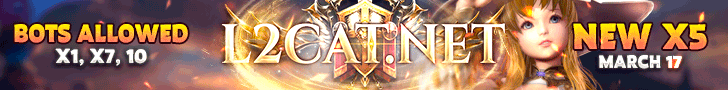 ✔L2CAT.NET - LOW RATE SERVERS - BOTS ALLOWED✔ banner