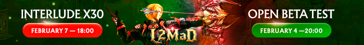 🔥 L2MAD INTERLUDE x30 - FEBRUARY 7, 18:00 🔥 banner