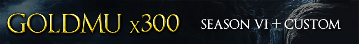 GoldMU S6 x300 - New Castle Siege System! banner