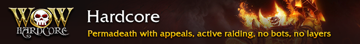 WOW Hardcore banner