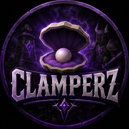 🔥 CLAMPERZ ⚔️ #1 NEW SERVER 🏆 FRESH START 💰 CUSTOM ENDGAME 🚀 Official Logo